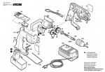 Bosch 0 601 938 5B2 GBM 12 VES-2 Cordless Drill 12 V / GB Spare Parts GBM12VES-2